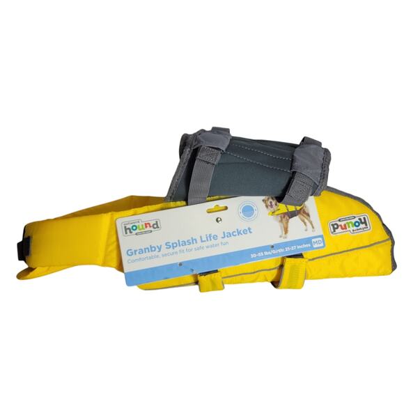 Outward Hound Granby Splash Dog Life Jacket Medium 30-55lbs Reflective Flotation - Picture 1 of 11